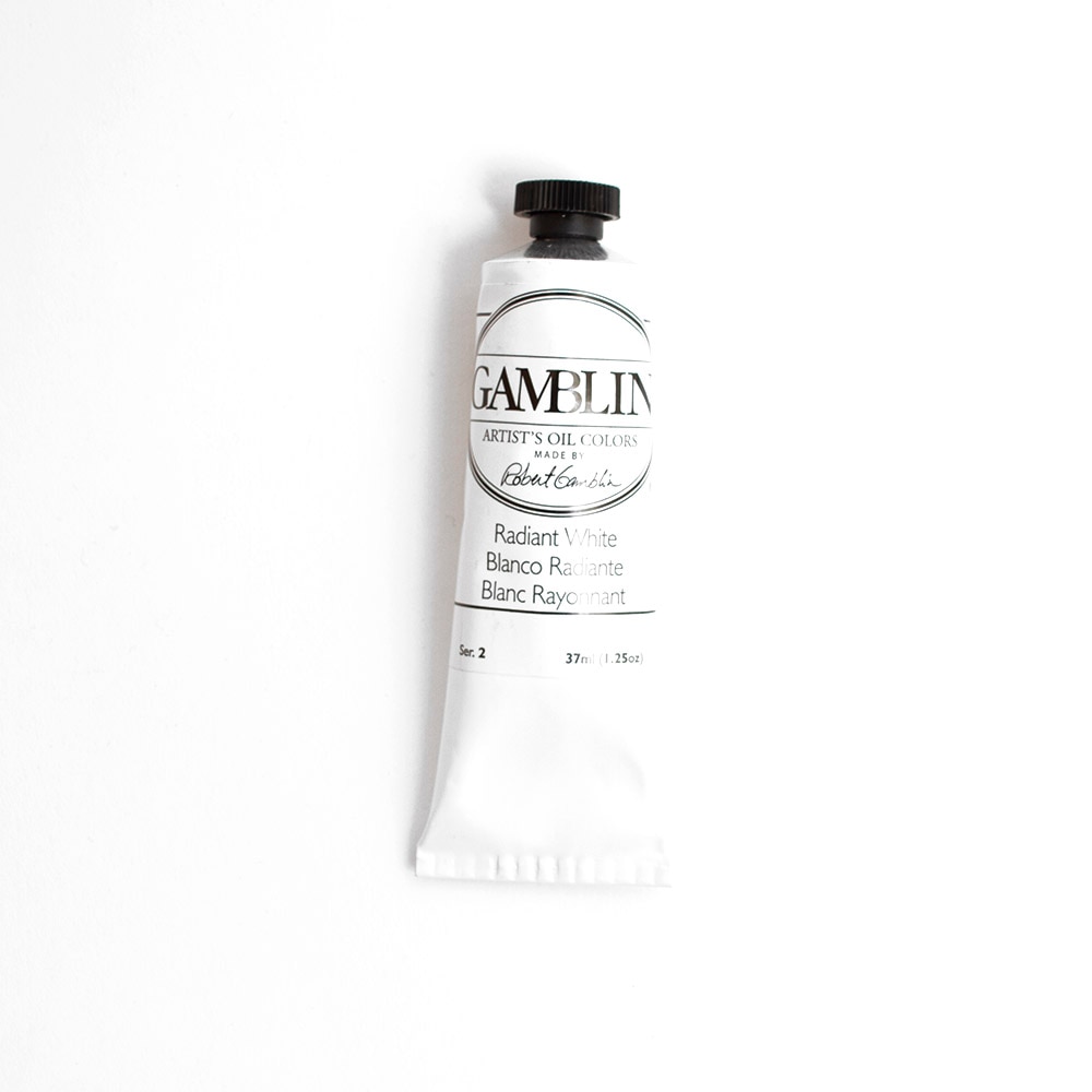 Gamblin, Oil, Art & School, Artist Grade, Paint, 37ml, 45670, Radiant White